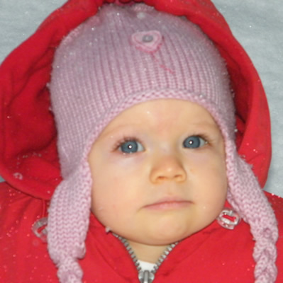 Lucie dans la neige